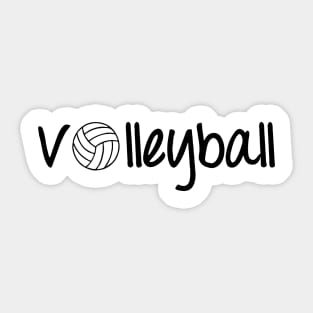 Symple Volleball Sticker